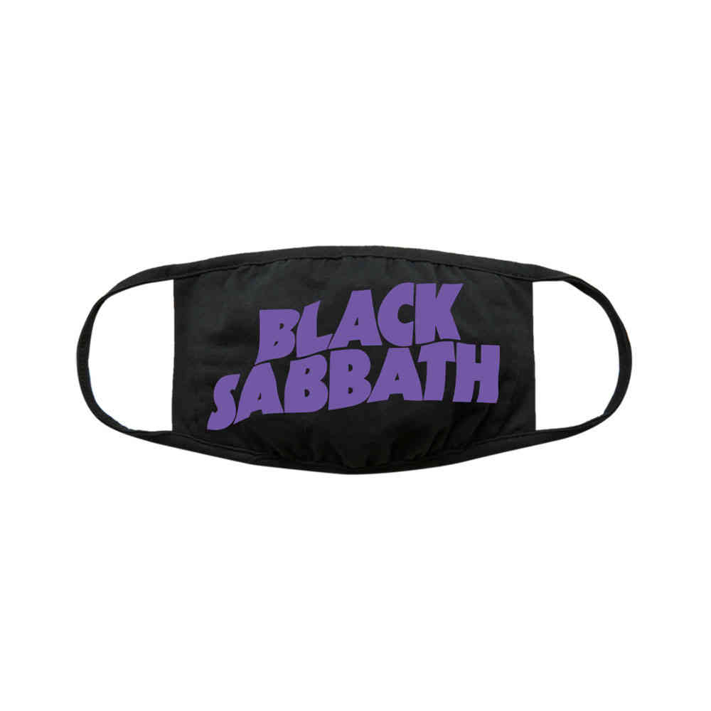 Black Sabbath - Wavy Logo Masque - Noir